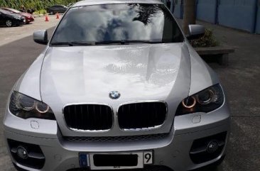 Silver Bmw X6 2010 for sale in Pasig 