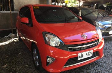 Red Toyota Wigo 2017 Automatic Gasoline for sale in Marikina