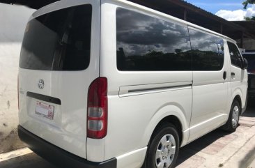 Sell White 2019 Toyota Hiace in Quezon City