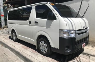 Sell White 2019 Toyota Hiace in Quezon City