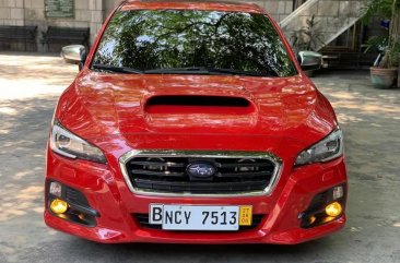 Red Subaru Levorg 2017 at 18000 km for sale