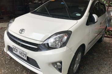 White Toyota Wigo 2017 for sale in Manual