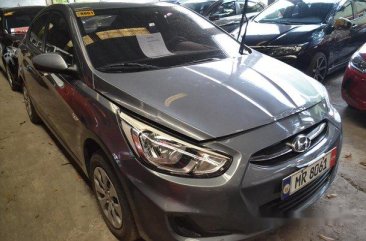 Grey Hyundai Accent 2017 Manual Gasoline for sale in Makati