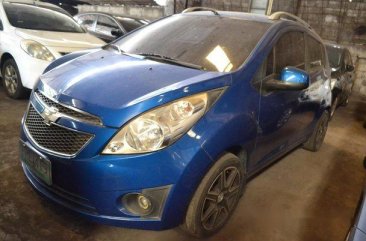 Blue Chevrolet Spark 2011 for sale in Makati 