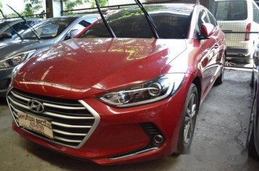 Sell Red 2016 Hyundai Elantra at 14000 km in Makati