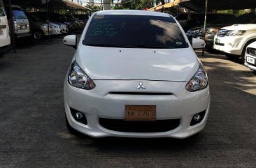 Sell White 2015 Mitsubishi Mirage Hatchback in Cainta