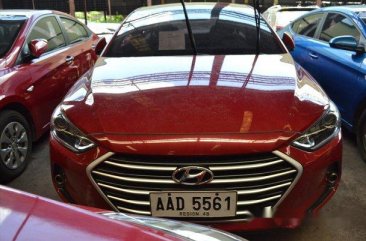 Sell Red 2016 Hyundai Elantra at 25000 km in Makati