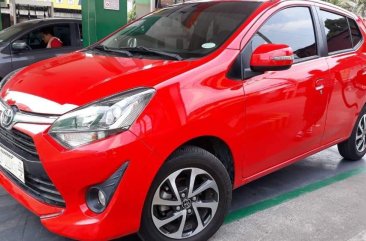 Red Toyota Wigo 2018 Manual Gasoline for sale in Quezon City