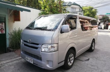 Selling 2nd Hand Toyota Hiace 2015 Manual Diesel at 80000 km in Pasig