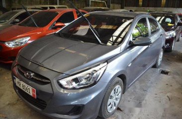 Grey Hyundai Accent 2017 Manual Gasoline for sale in Makati