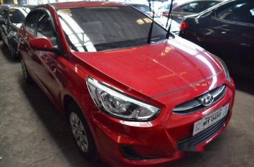 Selling Red Hyundai Accent 2017 Manual Gasoline in Makati