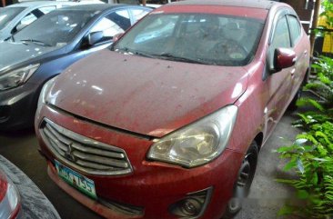 Red Mitsubishi Mirage G4 2014 at 69000 km for sale