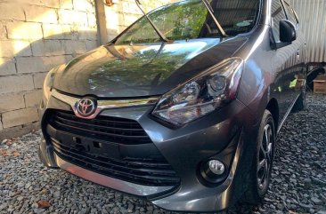 Gray Toyota Wigo 2019 for sale in Quezon City