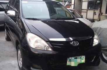 Black Toyota Innova 2012 Manual Gasoline for sale in Manila