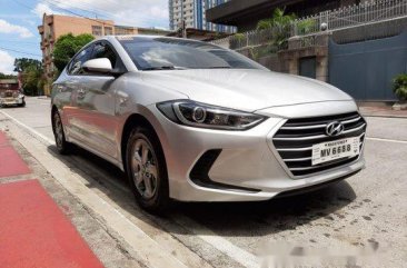 Selling Silver Hyundai Elantra 2018 Manual Gasoline at 1000 km in Quezon City