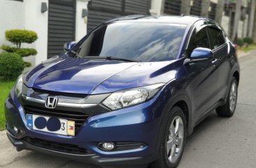 Sell Blue 2015 Honda Hr-V at 37000 km in Las Piñas