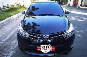 Black Toyota Vios 2017 Manual Gasoline for sale in Quezon City