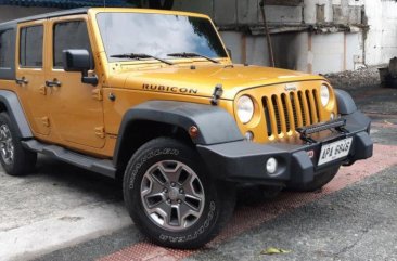 2nd Hand Jeep Rubicon 2014 Automatic Diesel for sale in Quezon City
