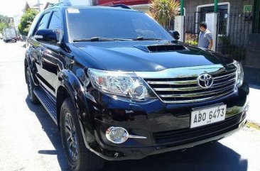 Sell Black 2015 Toyota Fortuner at 81000 km in Manila