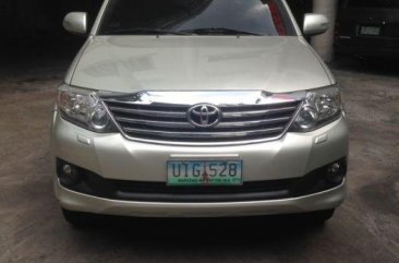 2nd Hand Toyota Fortuner 2012 for sale in Valenzuela