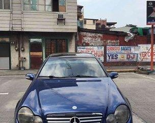 Blue Mercedes-Benz C200 2002 for sale Automatic