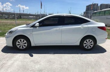 White Hyundai Accent 2015 Manual for sale 