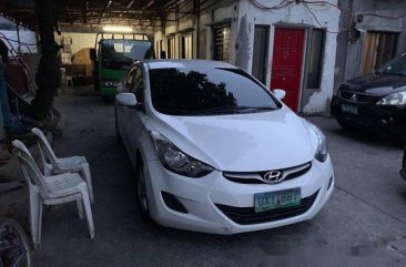 Selling White Hyundai Elantra 2012 at 108000 km in Manila