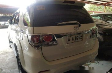 Selling White Toyota Fortuner 2015 in Pasig