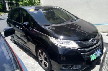 Black Honda Odyssey 2016 Automatic Gasoline for sale in Quezon City