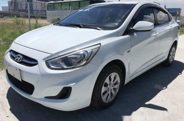 White Hyundai Accent 2015 Manual for sale 