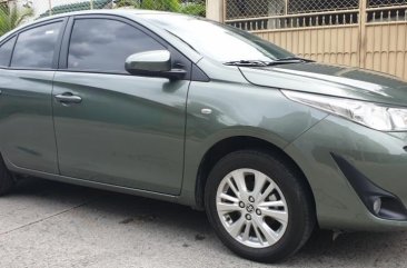 Green Toyota Vios 2019 Automatic Gasoline for sale in Quezon City