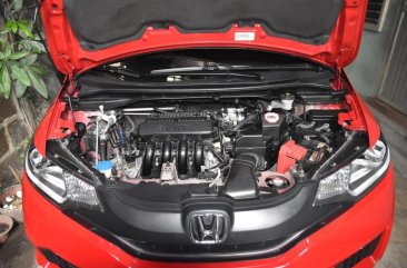 Sell Red 2015 Honda Jazz at 21500 km in Quezon City