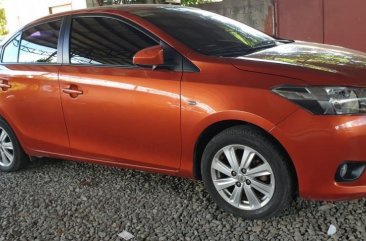 Selling Orange Toyota Vios 2017 Manual Gasoline in Quezon City