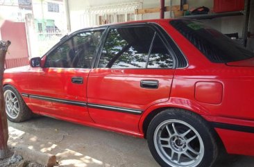 Red Toyota Corolla 2016 Manual for sale 