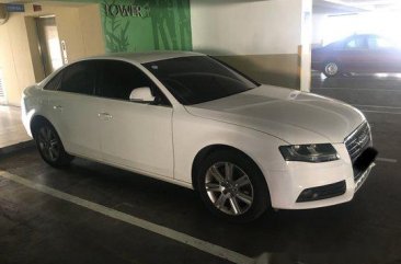 White Audi A4 2009 Automatic for sale 