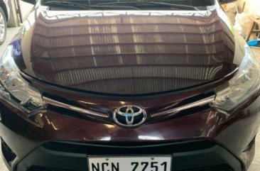 Selling Red Toyota Vios 2017 Manual Gasoline at 8800 km in Quezon City