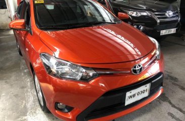 Selling Orange Toyota Vios 2017 Manual Gasoline in Quezon City