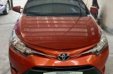 Selling Orange Toyota Vios 2015 in Quezon City