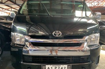 Selling Black Toyota Hiace 2018 Manual Diesel in Mandaluyong