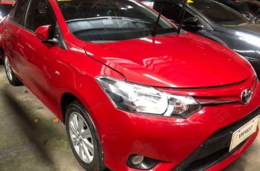 Red Toyota Vios 2016 for sale in Quezon City