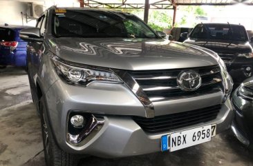 Silver Toyota Fortuner 2017 for sale in Quezon City