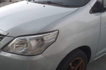 Silver Toyota Innova 2013 for sale Manual