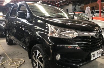 Black Toyota Avanza 2018 Automatic Gasoline for sale in Quezon City