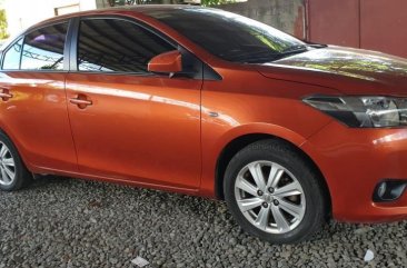 Orange Toyota Vios 2015 at 20000 km for sale