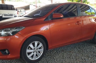 Orange Toyota Vios 2015 at 20000 km for sale