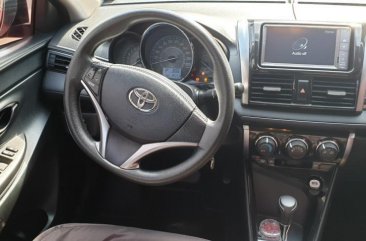 Orange Toyota Vios 2017 Automatic Gasoline for sale in Quezon City