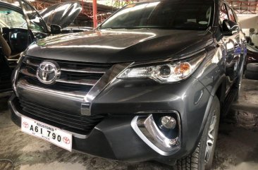 Gray Toyota Fortuner 2018 Manual Diesel for sale in Quezon City