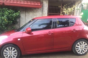 Selling Red Suzuki Swift 2012 Automatic Gasoline in San Mateo