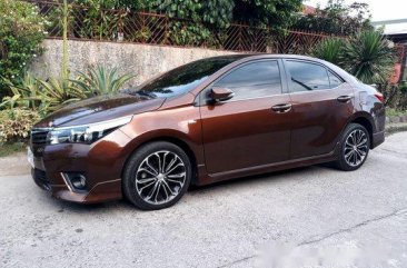 Brown Toyota Corolla Altis 2014 Automatic Gasoline for sale