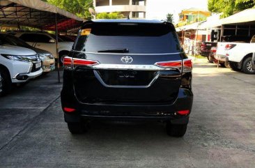 Black Toyota Fortuner 2017 Automatic Gasoline for sale in Cainta